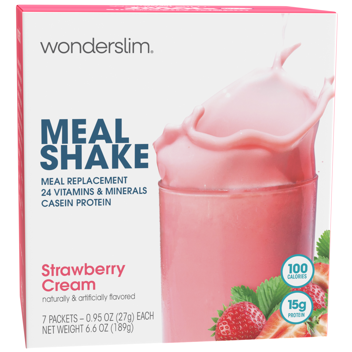 Low Carb Meal Replacement Shakes - Strawberry Cream