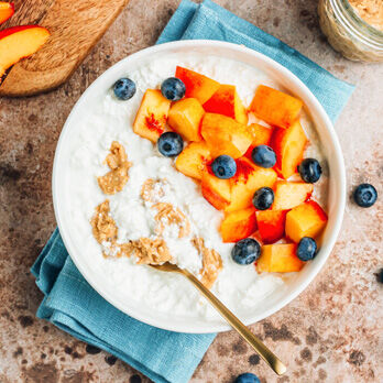 Cottage Cheese, fruit, nuts