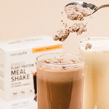 Meal replacement chocolate shake
