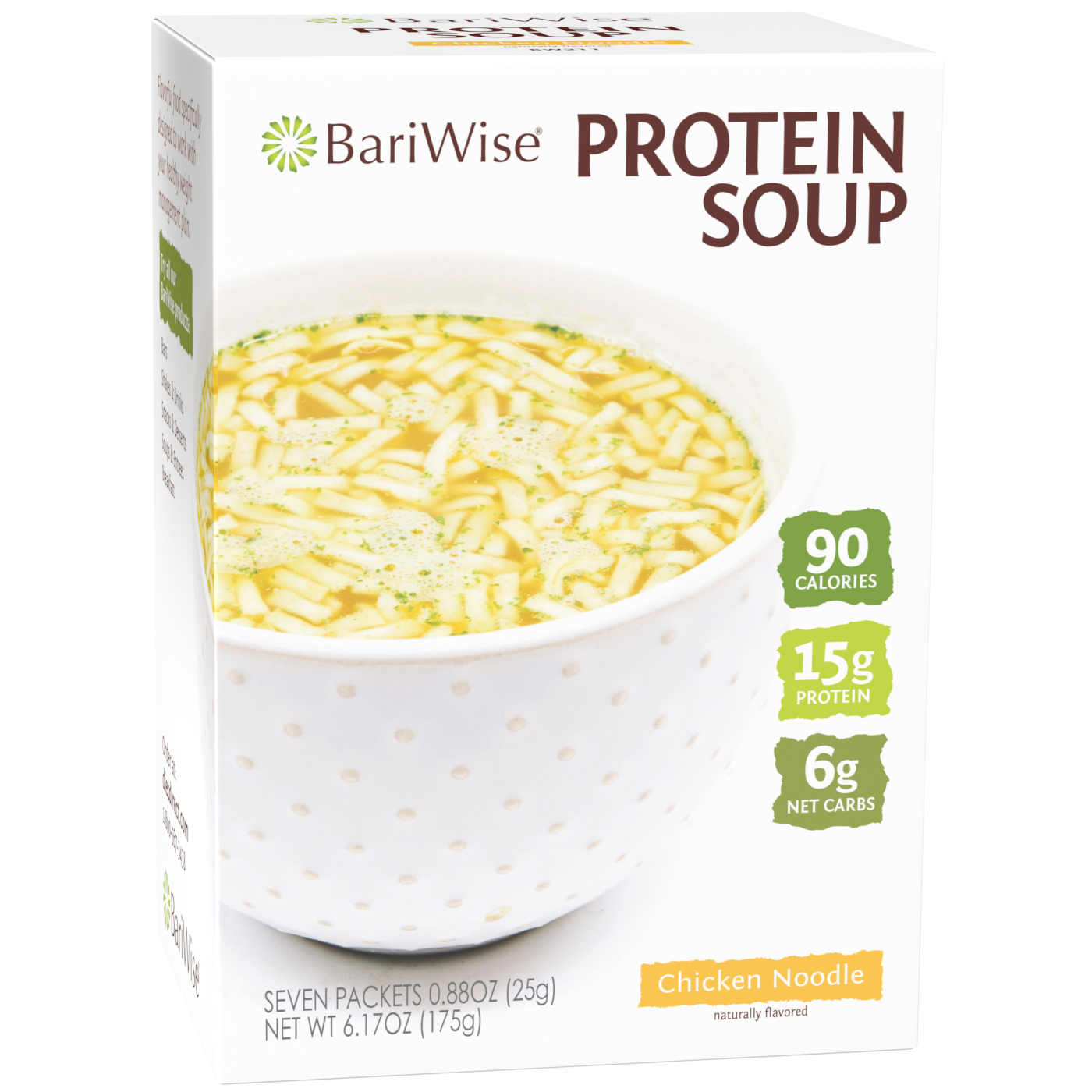 High Protein Low Calorie Soup - Chicken Noodle