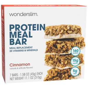 Meal Replacement Protein Bar, Cinnamon (7ct)