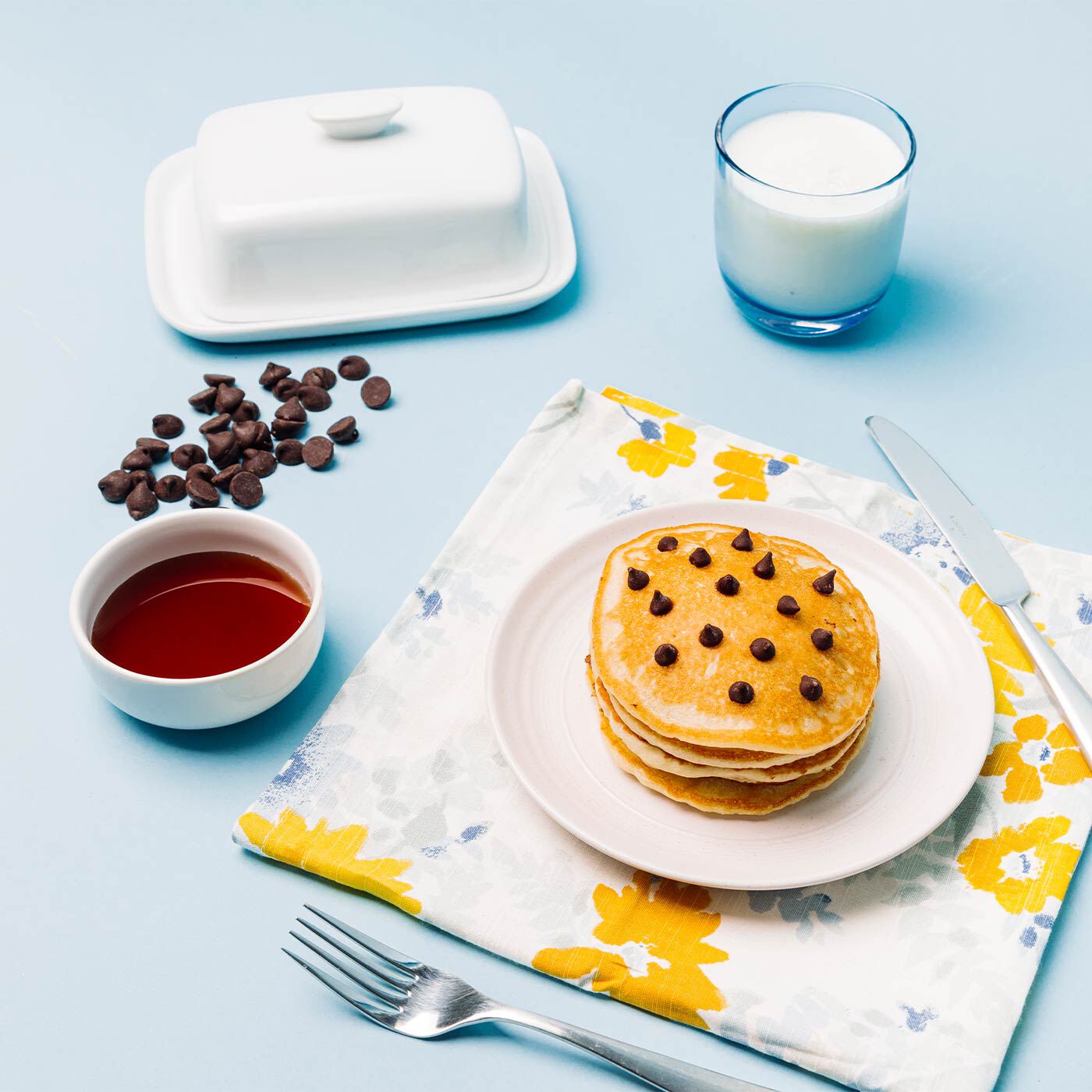 Protein Pancake & Waffle Chocolate Chip (7ct), BariWise 