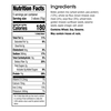 Nutrition Facts Panel image number null