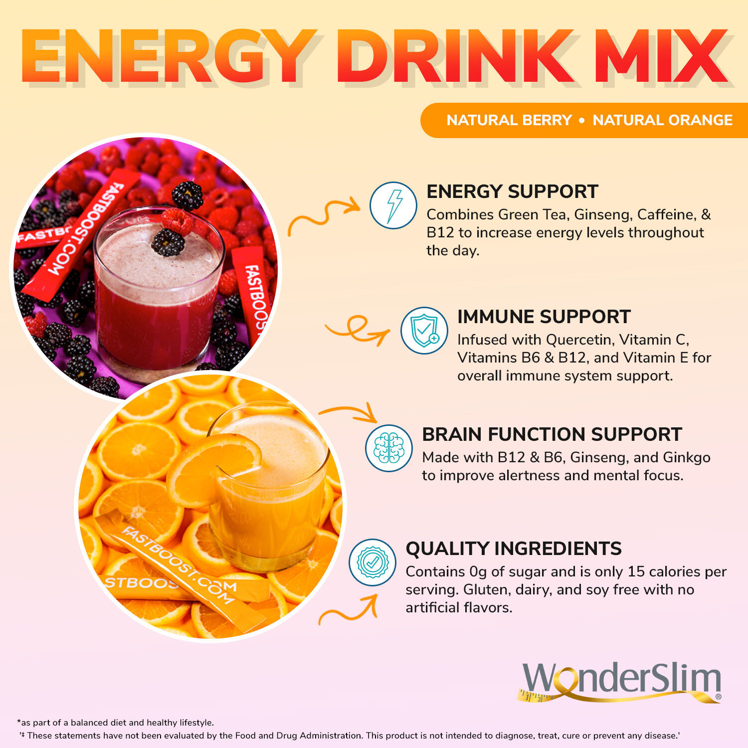 Healthy energy clearance boost drinks